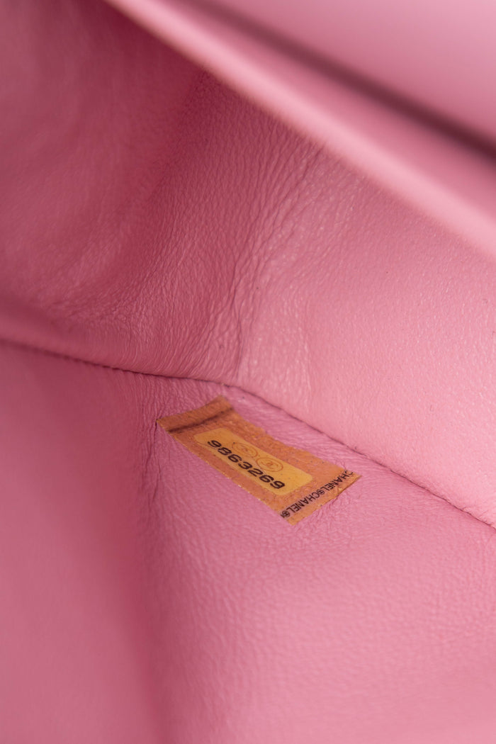 RARE 2000s Chanel Sherbet Tweed Medium Double Flap Shoulder Bag