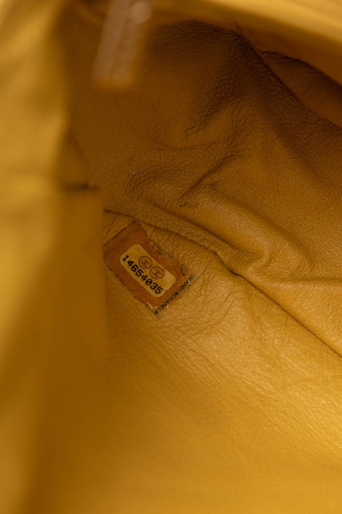 2010s Chanel Metallic Gold Leather Precious Jewel Flap Bag