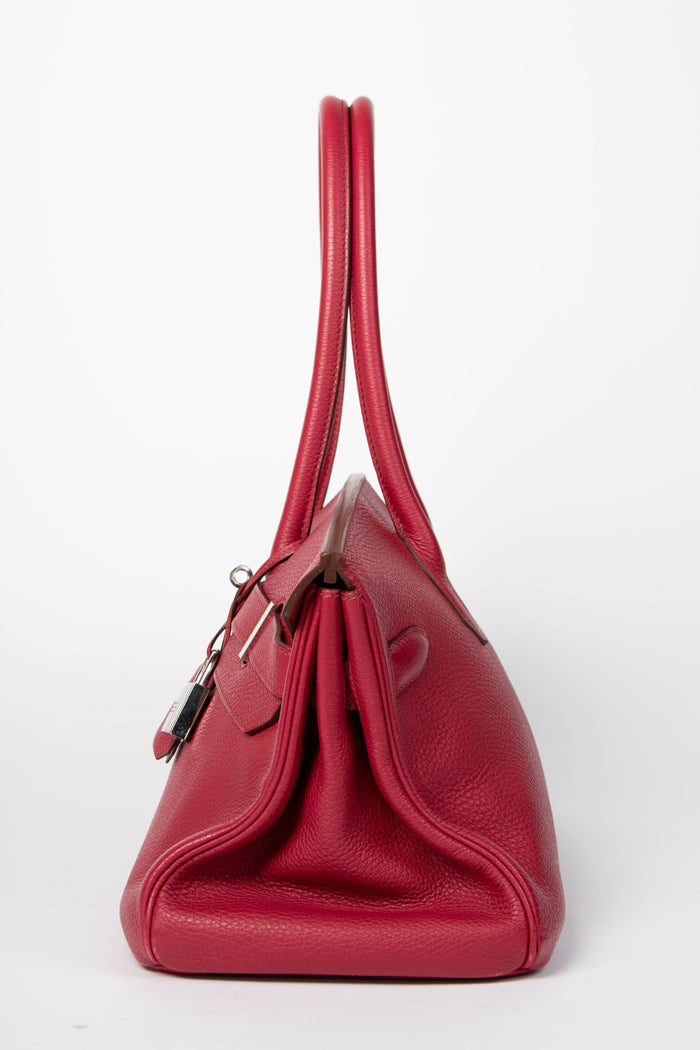 2010 Hermès Birkin JPG in Rubis Clemence Leather with PHW