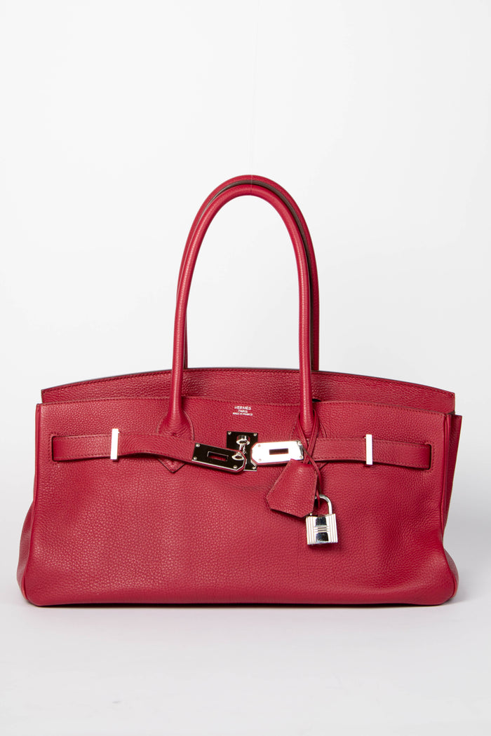 2010 Hermès Birkin JPG in Rubis Clemence Leather with PHW