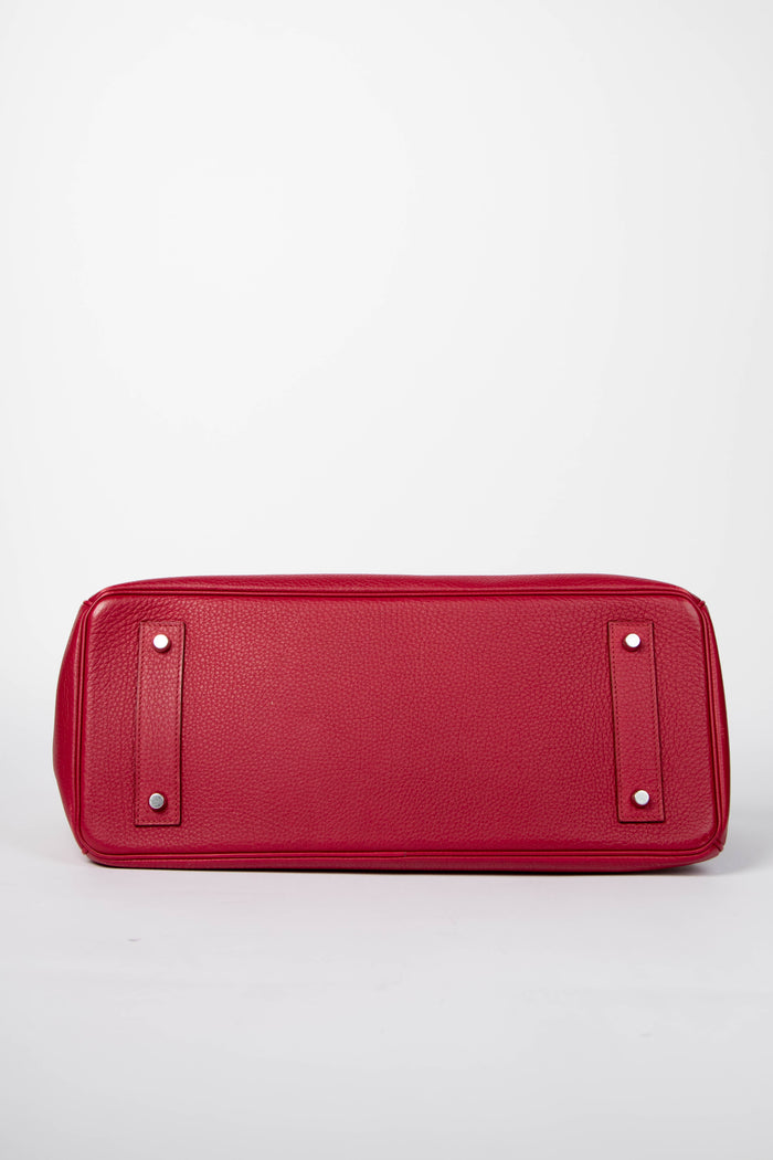 2010 Hermès Birkin JPG in Rubis Clemence Leather with PHW