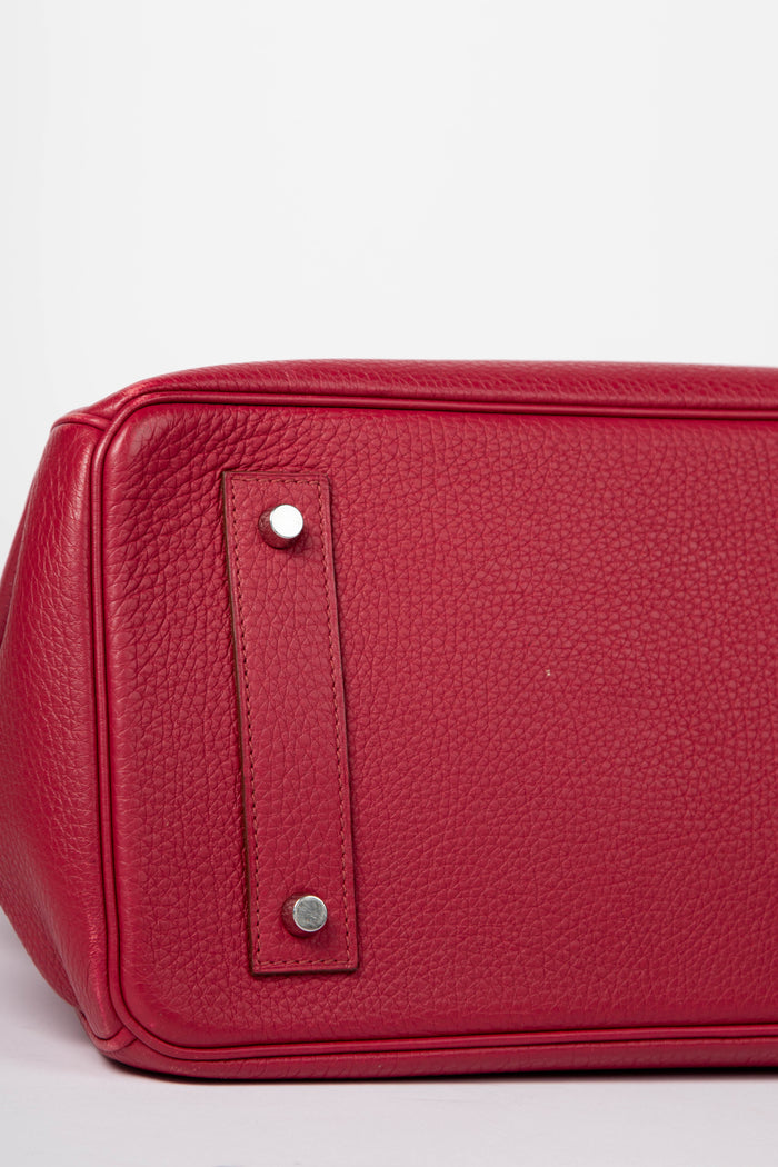 2010 Hermès Birkin JPG in Rubis Clemence Leather with PHW