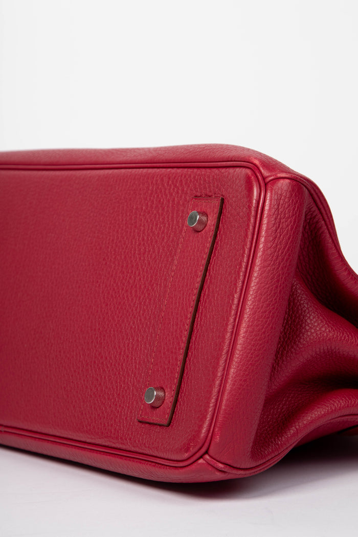 2010 Hermès Birkin JPG in Rubis Clemence Leather with PHW