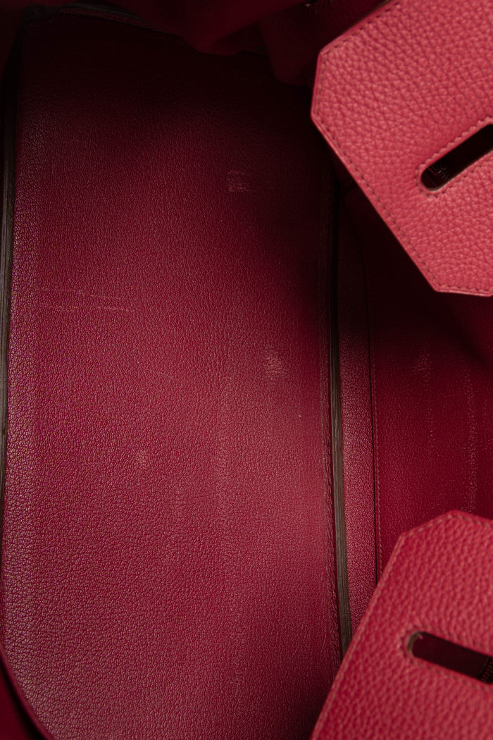2010 Hermès Birkin JPG in Rubis Clemence Leather with PHW
