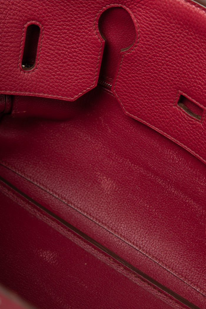 2010 Hermès Birkin JPG in Rubis Clemence Leather with PHW