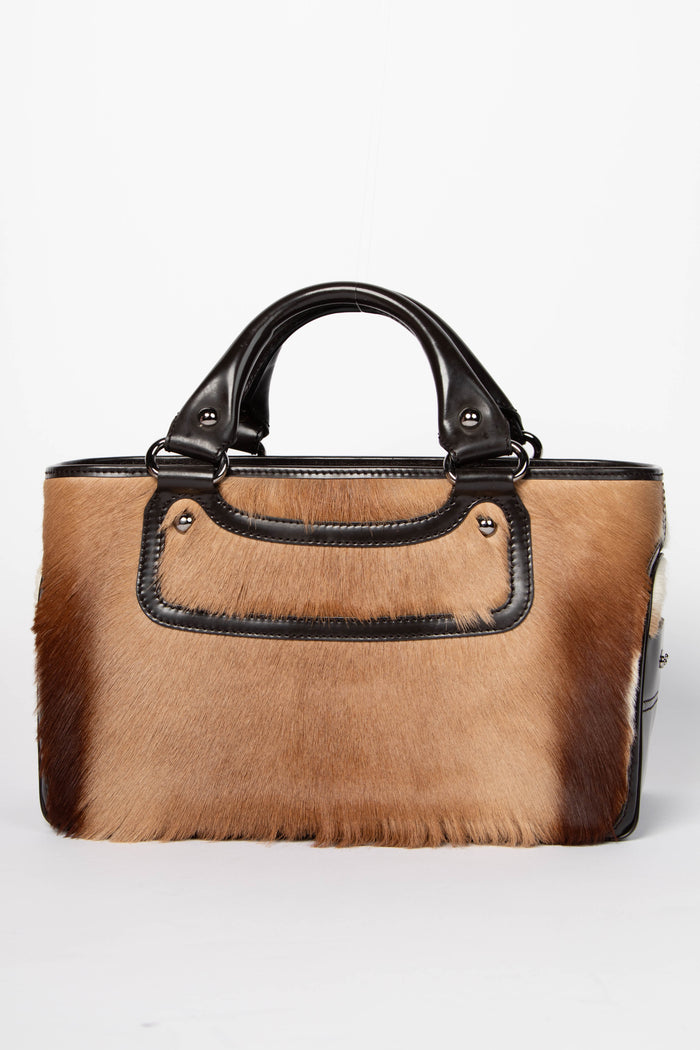2000s Celine Pony Hair Boogie Bag