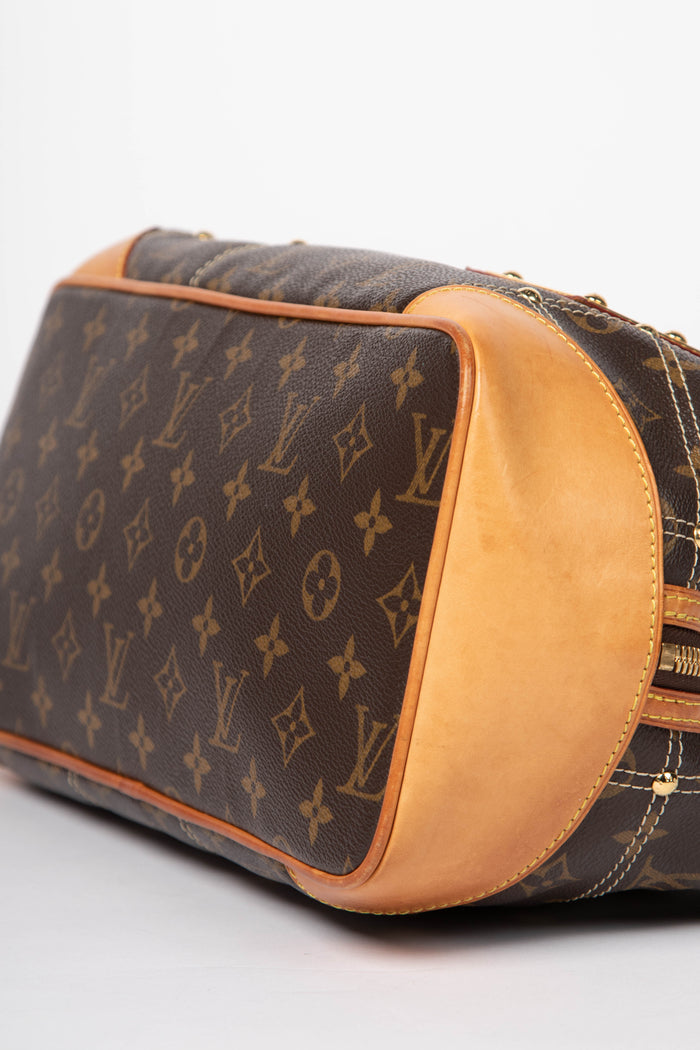 Limited Edition Louis Vuitton Monogram Canvas Riveting Shoulder Bag