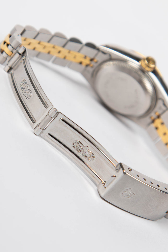 1990 Rolex Diamond Yellow Rolesor Datejust 26mm Watch Jubilee Bracelet