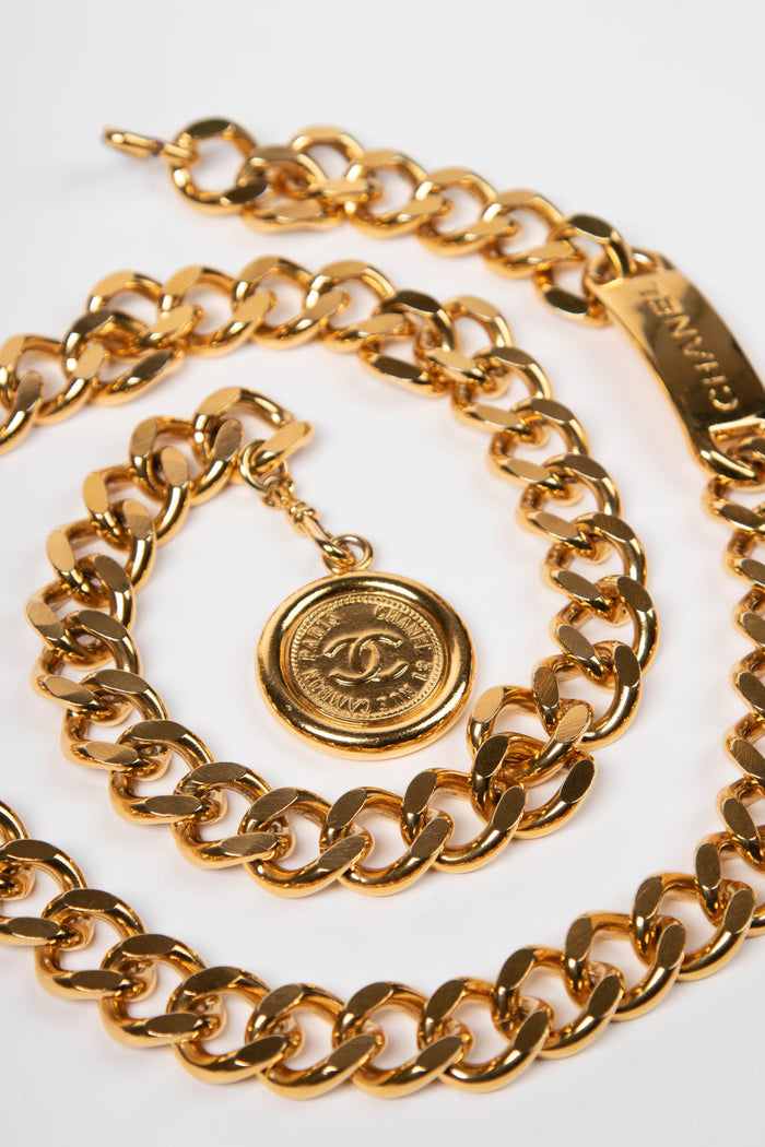 Vintage Chanel Gold Chain Waist Belt