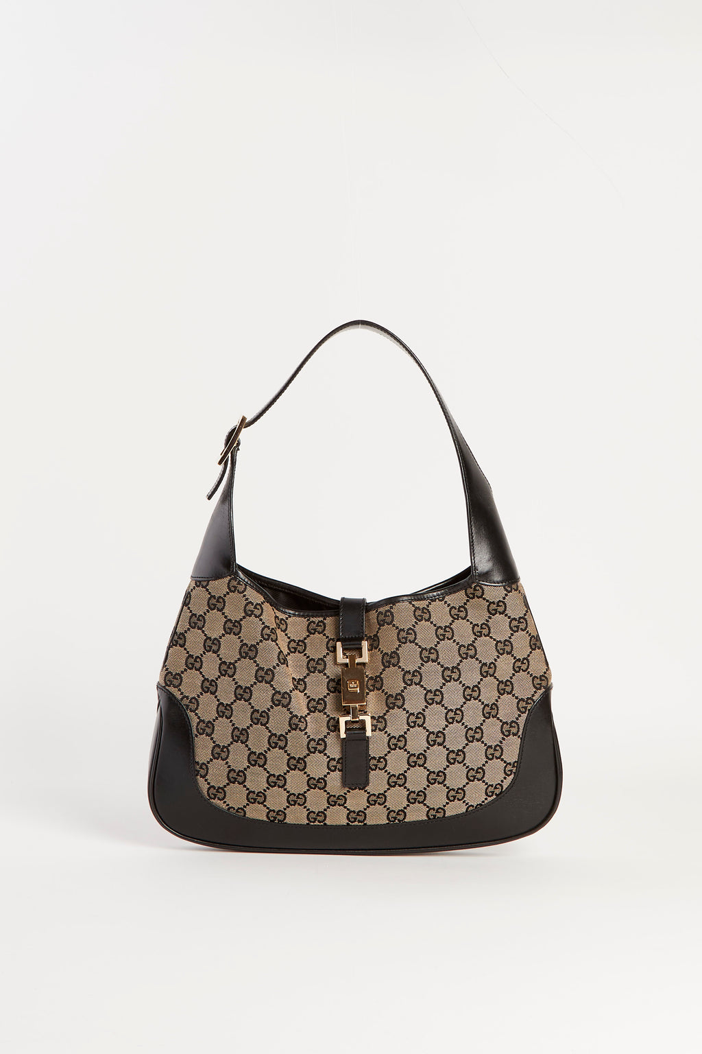 Vintage Gucci GG Monogram Jackie Shoulder Bag
