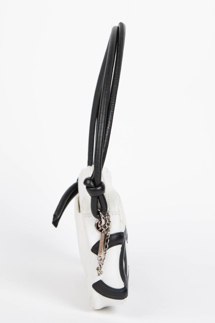 2000s Chanel Rue Cambon White Small Shoulder Bag