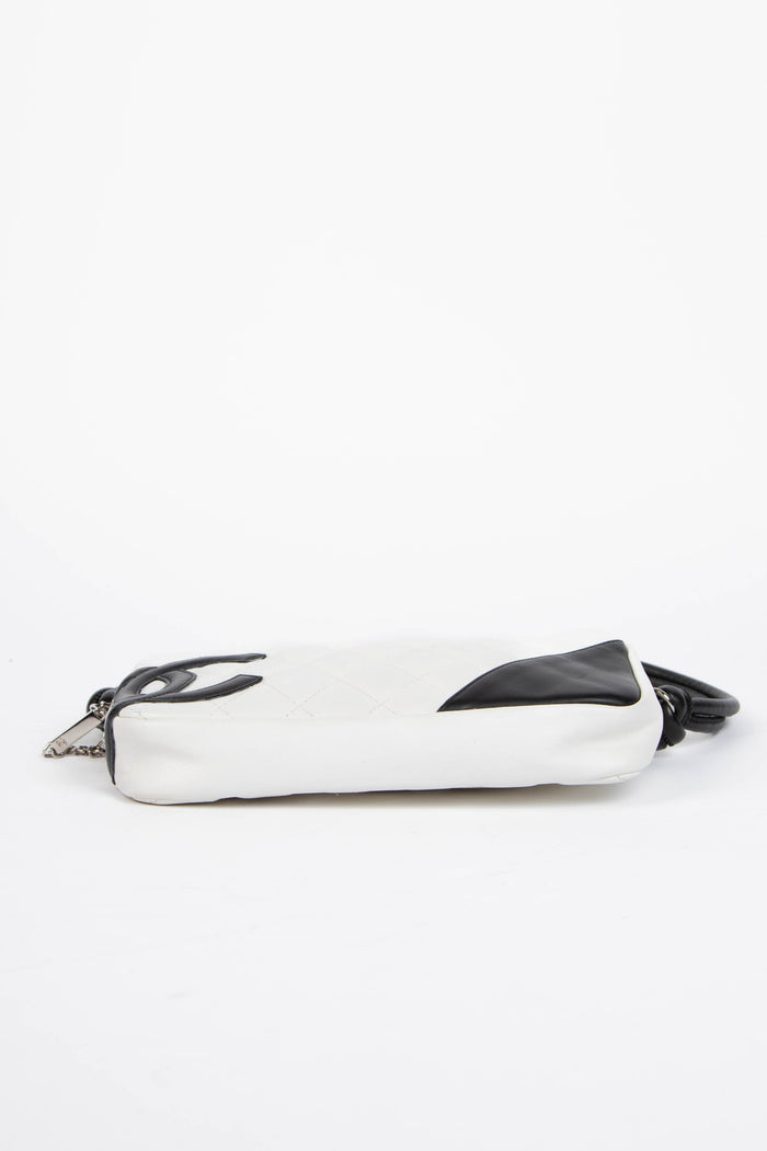 2000s Chanel Rue Cambon White Small Shoulder Bag