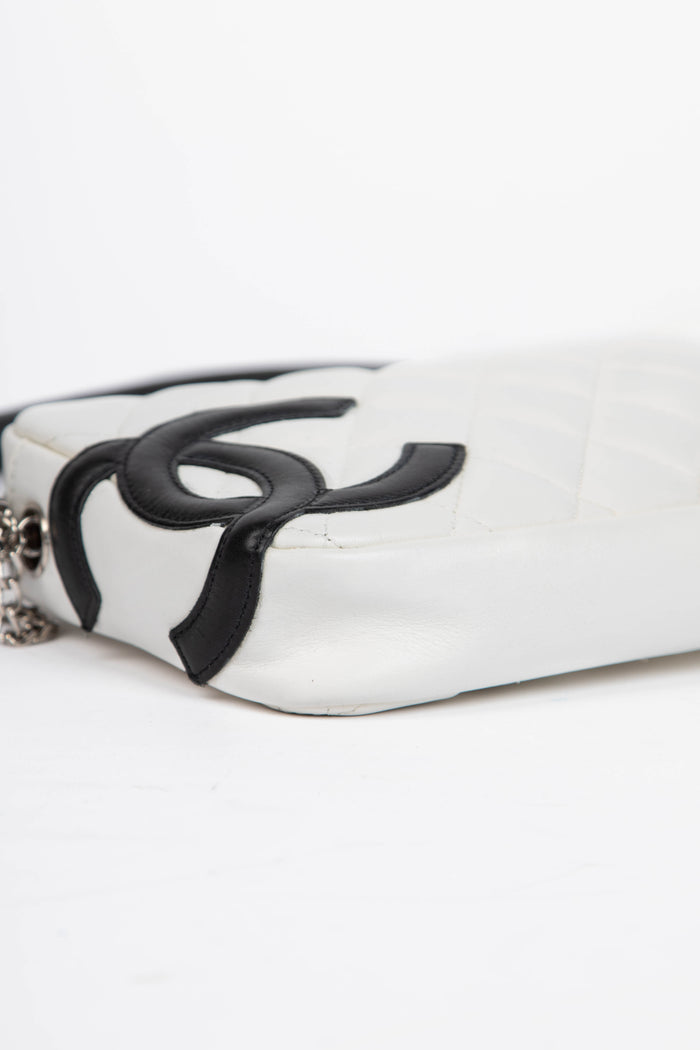 2000s Chanel Rue Cambon White Small Shoulder Bag