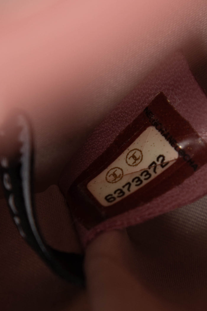 2000s Chanel Pink Travel Line East West Shoulder Bag