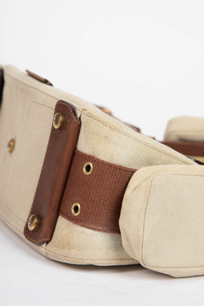 RARE Christian Dior Canvas Columbus Shoulder Bag