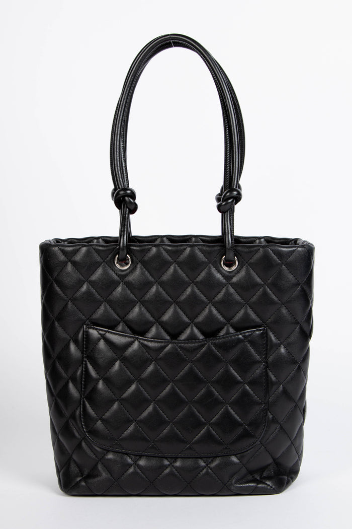 2000s Chanel Black Rue Cambon Bucket Bag