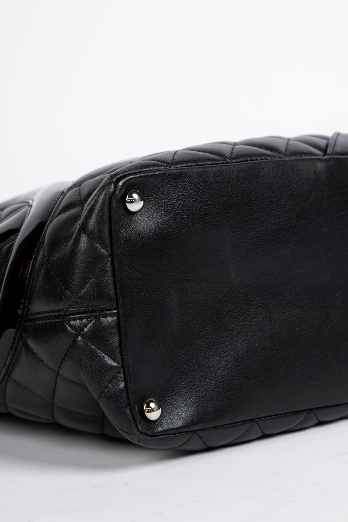 2000s Chanel Black Rue Cambon Bucket Bag