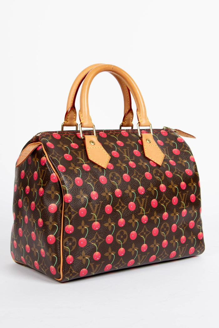 RARE Louis Vuitton x Takashi Murakami Cherry Speedy 25cm