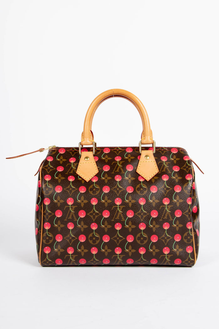 RARE Louis Vuitton x Takashi Murakami Cherry Speedy 25cm