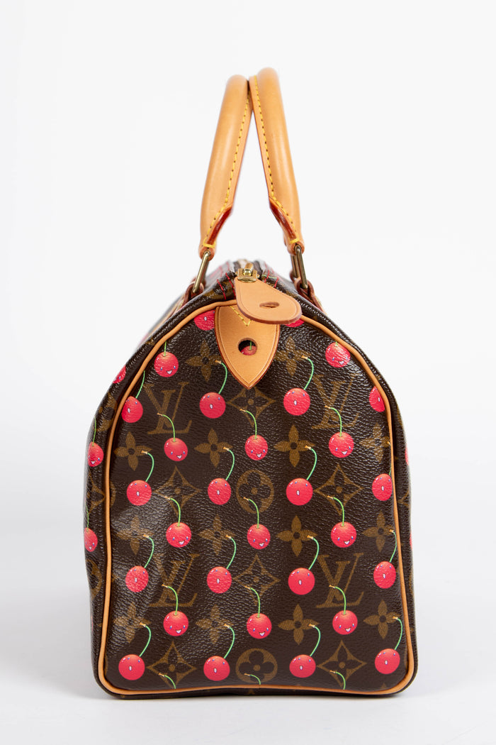 RARE Louis Vuitton x Takashi Murakami Cherry Speedy 25cm