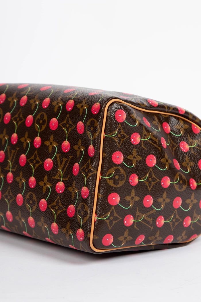 RARE Louis Vuitton x Takashi Murakami Cherry Speedy 25cm