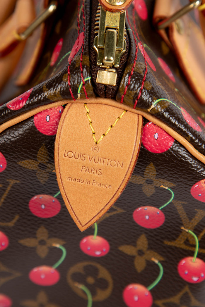 RARE Louis Vuitton x Takashi Murakami Cherry Speedy 25cm