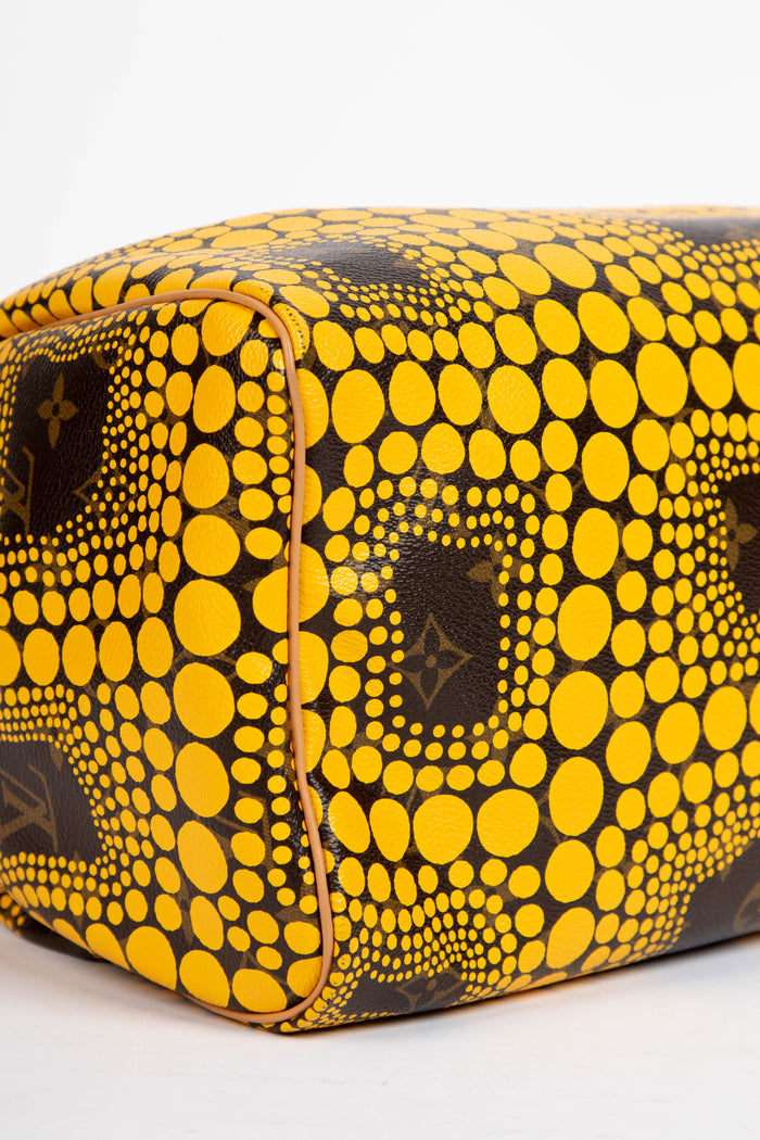 RARE Louis Vuitton x Yayoi Kusama Yellow Infinity Dot Speedy 30cm