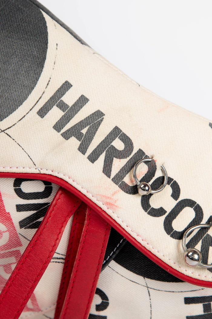 SUPER RARE 2000s Christian Dior John Galliano Hardcore Piercing Saddle Bag