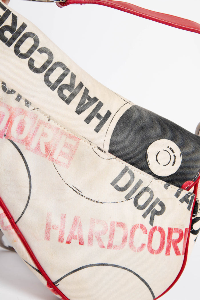SUPER RARE 2000s Christian Dior John Galliano Hardcore Piercing Saddle Bag