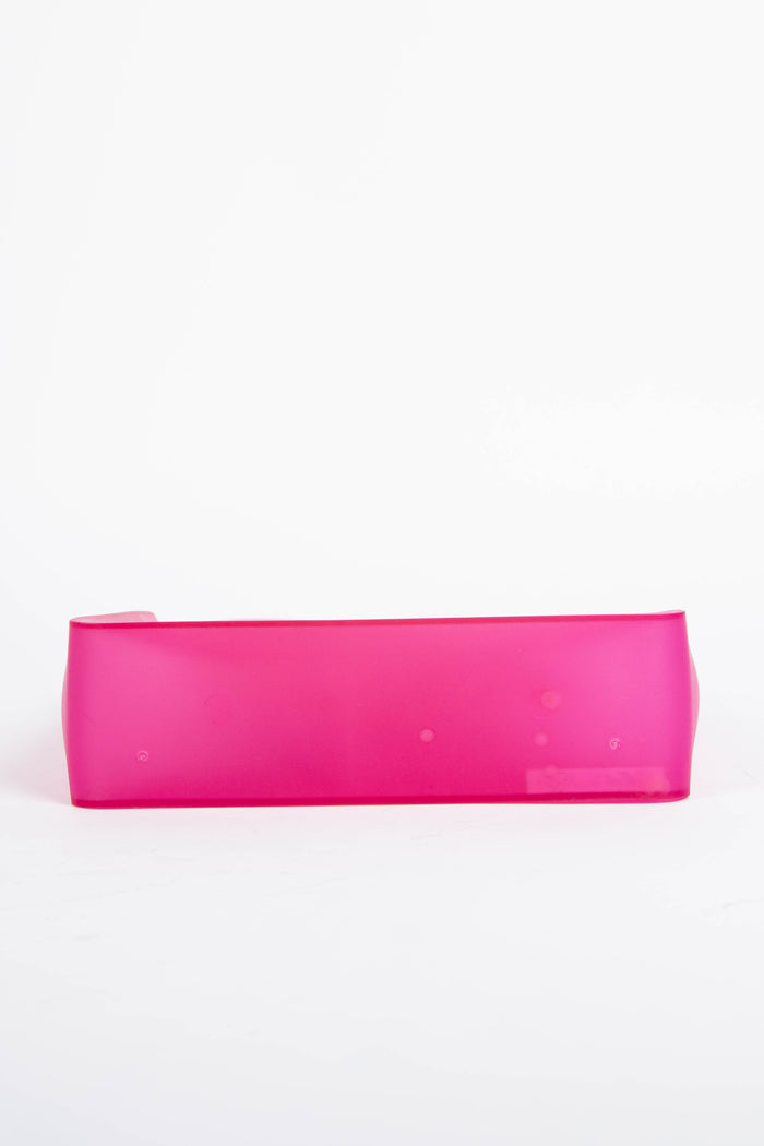 Vintage Chanel Pink Jelly Rubber Small Tote Bag