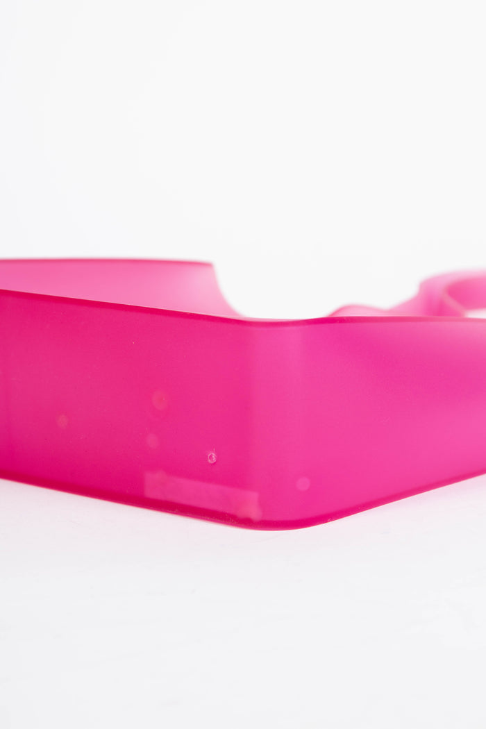 Vintage Chanel Pink Jelly Rubber Small Tote Bag