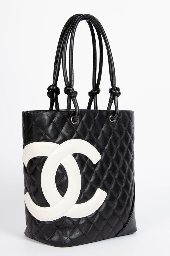 2000s Chanel Black Rue Cambon Bucket Bag