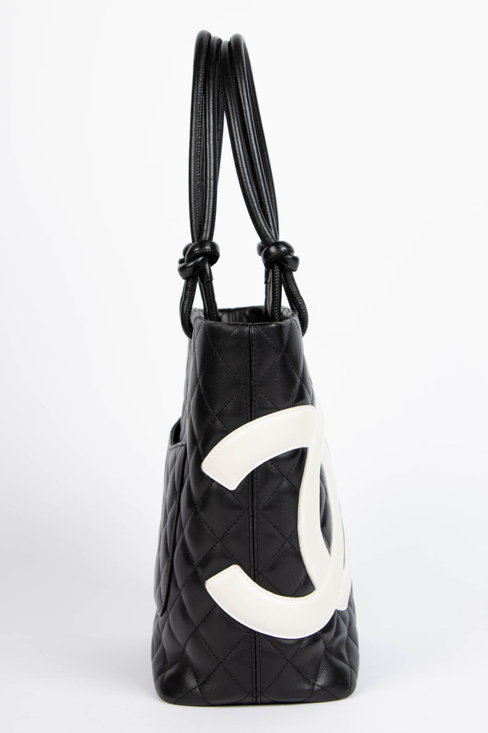 2000s Chanel Black Rue Cambon Bucket Bag