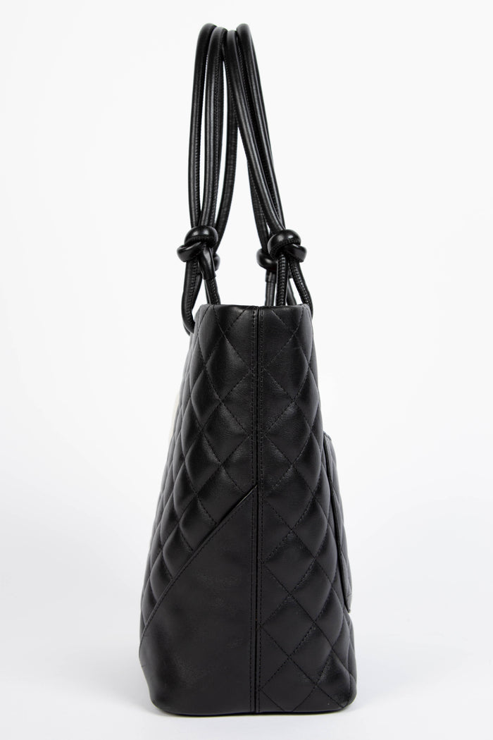 2000s Chanel Black Rue Cambon Bucket Bag