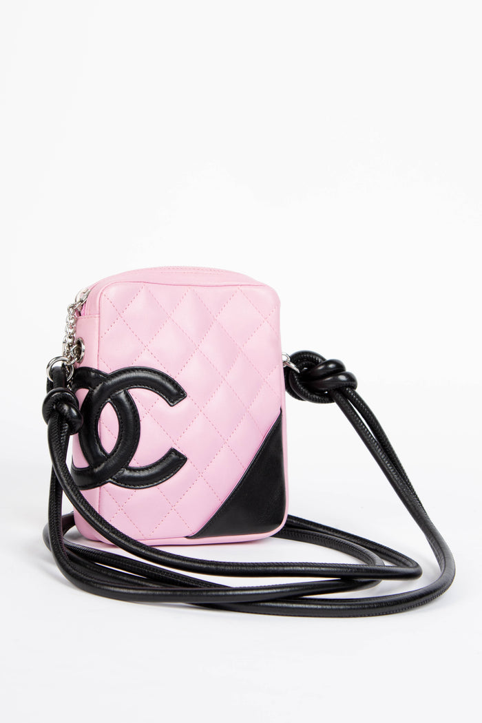 2000s Chanel Pink Cambon Small Crossbody Bag