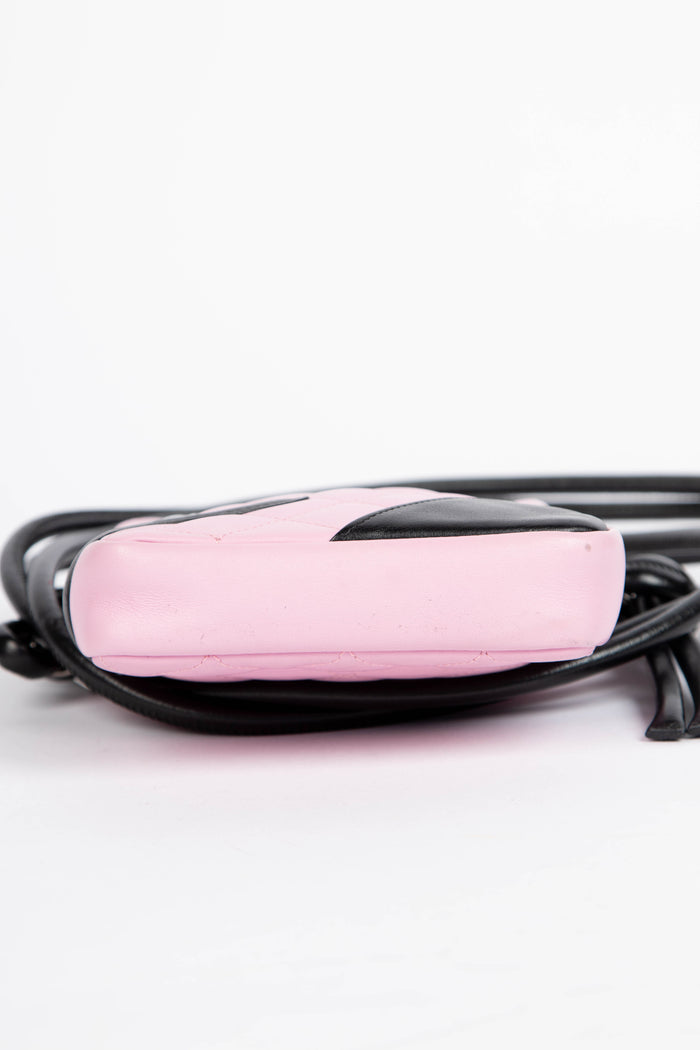 2000s Chanel Pink Cambon Small Crossbody Bag