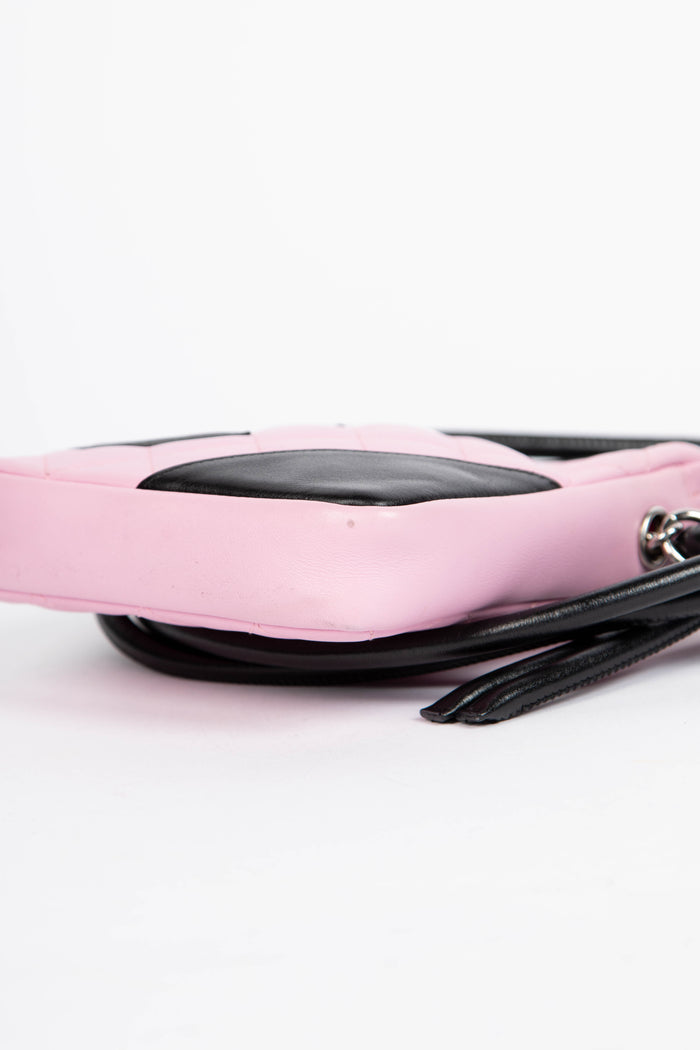 2000s Chanel Pink Cambon Small Crossbody Bag