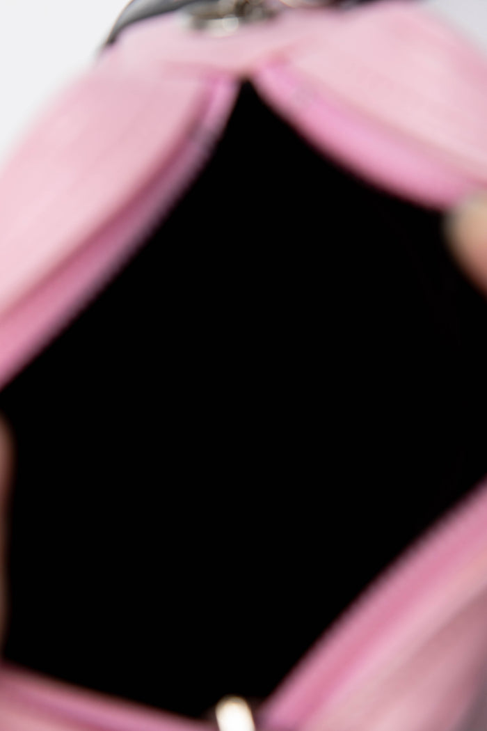 2000s Chanel Pink Cambon Small Crossbody Bag