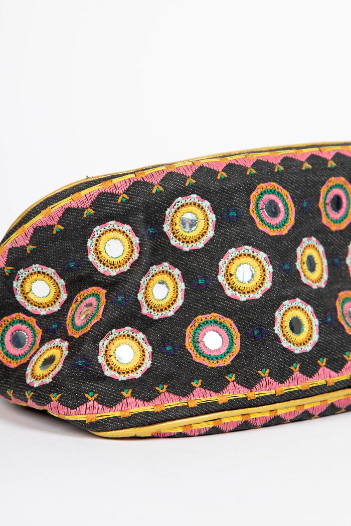 RARE 2000s Christian Dior John Galliano Embroidered Cadillac Shoulder Bag
