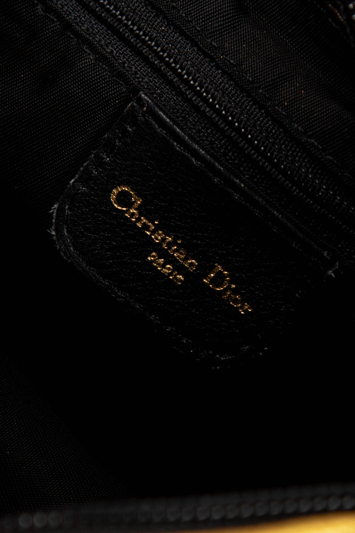 RARE 2000s Christian Dior John Galliano Embroidered Cadillac Shoulder Bag