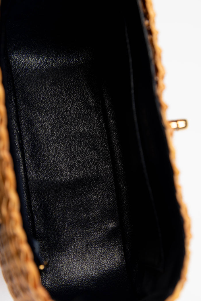 RARE 90s Chanel Denim Basket Crossbody Bag