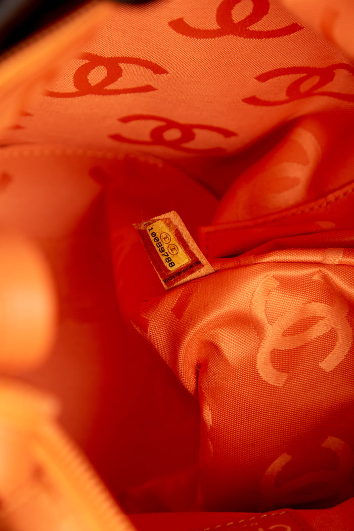 2000s Chanel Brown Rue Cambon Bucket Bag