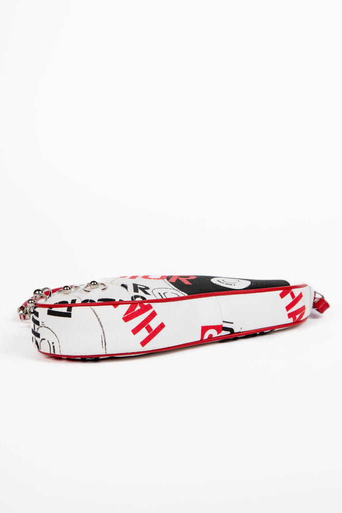RARE 2000s Christian Dior Hardcore Piercing Saddle Bag
