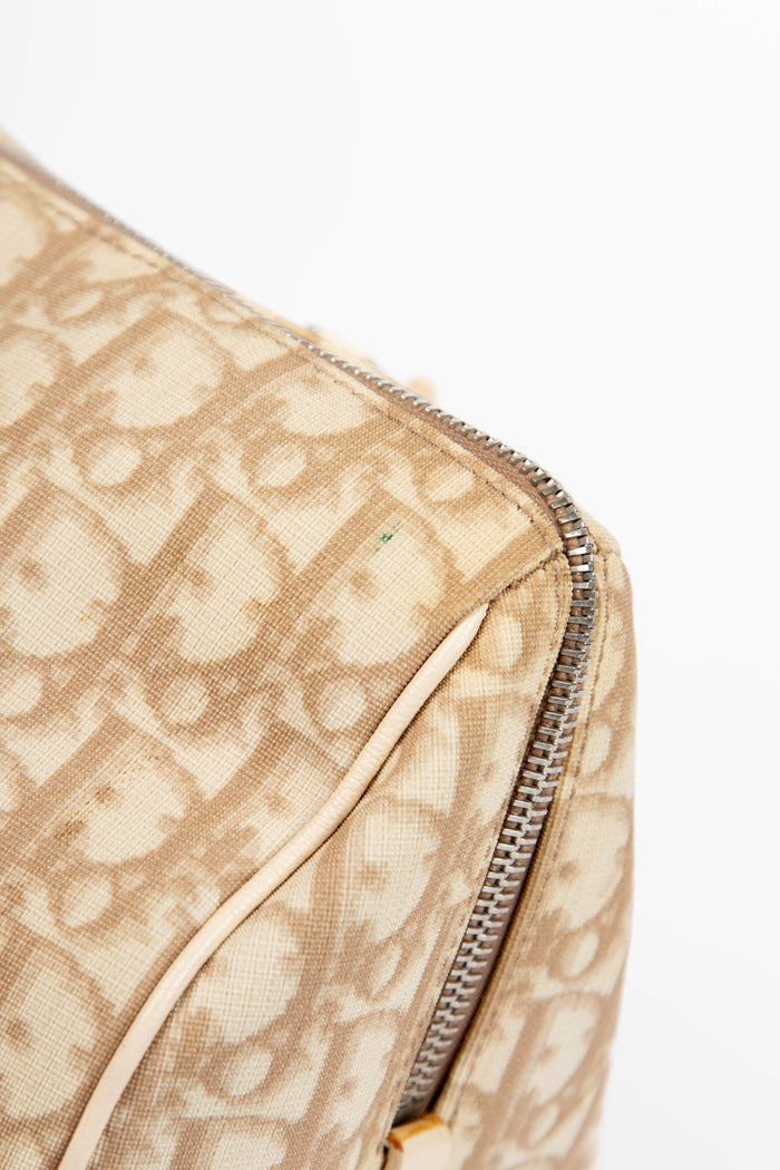 2000s Christian Dior Floral Small Boston Bag