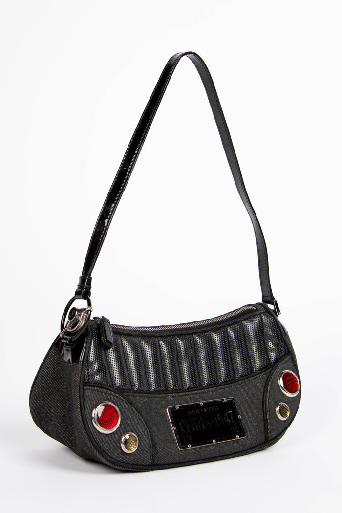 Vintage Christian Dior John Galliano Black Cadillac Shoulder Bag