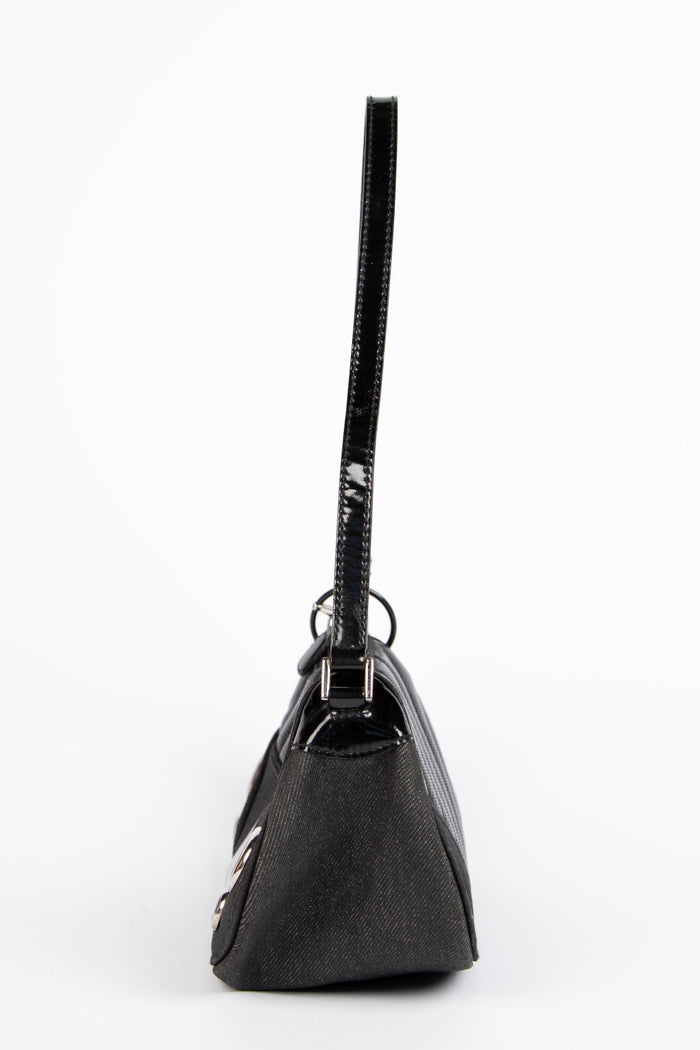 Vintage Christian Dior John Galliano Black Cadillac Shoulder Bag