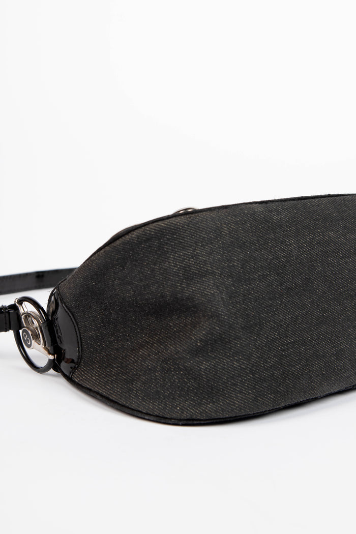 Vintage Christian Dior John Galliano Black Cadillac Shoulder Bag