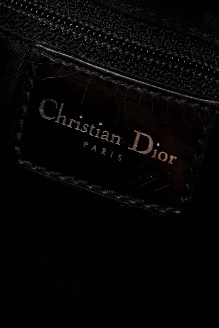 Vintage Christian Dior John Galliano Black Cadillac Shoulder Bag