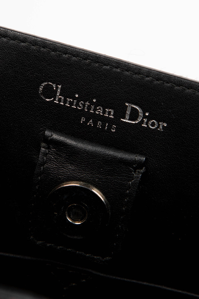 2000s Christian Dior Animal Print Pony Hair Large Lady Dior