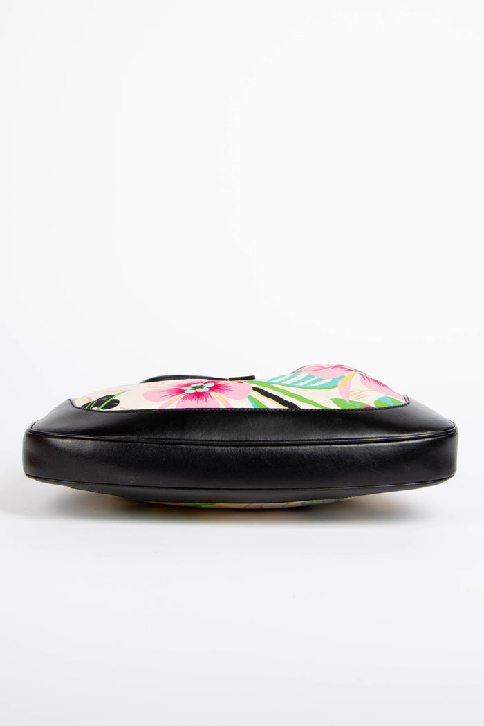 Vintage Gucci Floral Jackie Shoulder Bag